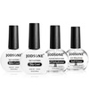 image:imageJODSONE 4 Bottles of 15 Capacities of Nail Dehydrator Nail Primer Base Top Coat Long Lasting and Easy to Apply Large Bottle4 Pcs 10mlDPBT
