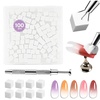 image:imageJODSONE Sponge Pat Paint Nail Gel 9 Colors French Gradient Gel Nail Blush Blooming At Home DIY Nail Art Designs100PCSNailSponges