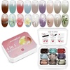image:imageJODSONE Sponge Pat Paint Nail Gel 9 Colors French Gradient Gel Nail Blush Blooming At Home DIY Nail Art Designs9ColorPPG3