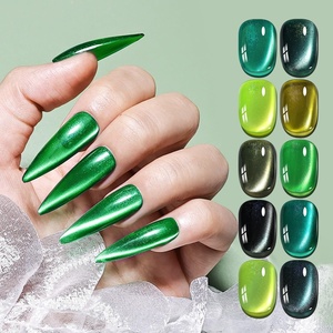 image:imageJODSONE 10 Colors Gel Nail Polish Set with Base Coat and Top Coat Magnetic Stick Aurora Crystals Cat Eye Perfect Holiday Gifts for Manicure and Lovers10ColorCE13