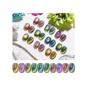 image:imageJODSONE 10 Colors Gel Nail Polish Set with Base Coat and Top Coat Magnetic Stick Aurora Crystals Cat Eye Perfect Holiday Gifts for Manicure and Lovers10ColorsCE5