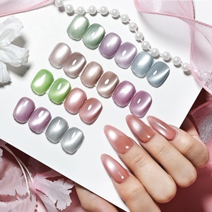 image:imageJODSONE 10 Colors Gel Nail Polish Set with Base Coat and Top Coat Magnetic Stick Aurora Crystals Cat Eye Perfect Holiday Gifts for Manicure and Lovers10ColorCE15