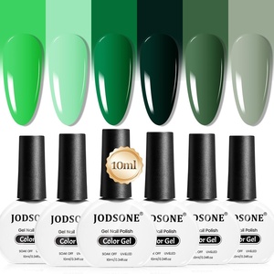 image:imageJODSONE 10ml 6 Colors Jelly Gel Nail Polish Set Ocean Blue Turquoise Gel Polish with Crystal Long Lasting All Seasons Need U V Lamp6colors3