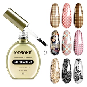 image:imageJODSONE 10ml Green Gel Nail Polish Set 6Colors Long Lasting Neutral Green Pale Lacquer Glossy Art for Nail and Salon Need U V LampA2