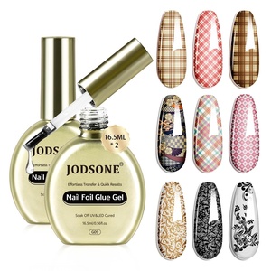 image:imageJODSONE 10ml Green Gel Nail Polish Set 6Colors Long Lasting Neutral Green Pale Lacquer Glossy Art for Nail and Salon Need U V LampA3