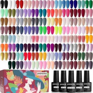 image:imageJODSONE 12 PCS Gel Nail Polish Set with Base Coat and Top Coat Limited Red Pink High Gloss Fashion Gifts for Women amp Girls100SET 01