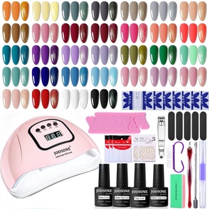 image:imageJODSONE 12 PCS Gel Nail Polish Set with Base Coat and Top Coat Limited Red Pink High Gloss Fashion Gifts for Women amp Girls32KITM5MPinkB0132