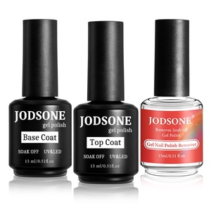 image:imageJODSONE 15ML Nail Primer Base Coat Top Coat Glossy Quick Drying Durable DIY Nail Art Design Long Lasting Gift15MLBTGR