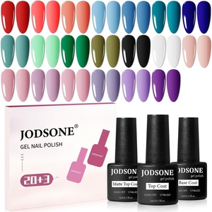 image:imageJODSONE 23 PCS Gel Nail Polish Set with Base Glossy and Matte Top Coat Multicolored Gel Nail Long Lasting Suitable for All Seasons20SET01A