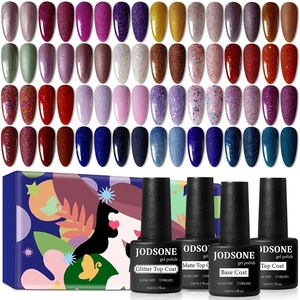 image:imageJODSONE 32 Colors Gel Nail Polish Kit with Base Coat Matte Glitter Top Coat Soak Off Manicure Tools Manicure Salon DIY at HomeB20