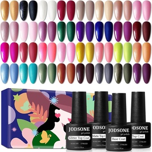 image:imageJODSONE 32 Colors Gel Nail Polish Kit with Base Coat Matte Glitter Top Coat Soak Off Manicure Tools Manicure Salon DIY at HomeB25