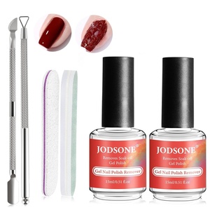 image:imageJODSONE 3Pcs 10ml Top and Base Coat Gel Nail Remover Set Gel Nail Remover for Quick and Easy at Home Removal U V Light Curing RequiredR0001