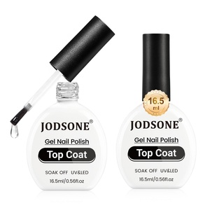 image:imageJODSONE 3Pcs 165ml Top Coat and Base Coat Set with Gel Nail Remover No Wipe Top Coat Base Need U V Lamp Cured Gel Nail Remover for Quick and Easy Removal At HomeGN007