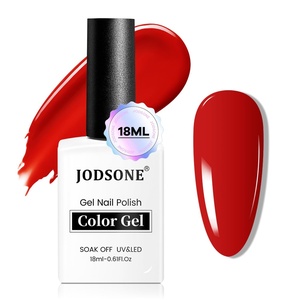 image:imageJODSONE Gel Nail Polish 18ml Light Red Gel Polish LongLasting Art Design Manicure Salon DIY At Home Soak Off U V LED Nail Art Gifts for Women