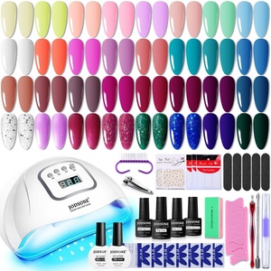 image:imageJODSONE Gel Nail Polish Kit with U V Light 32 Colors Top Coat Base Coat