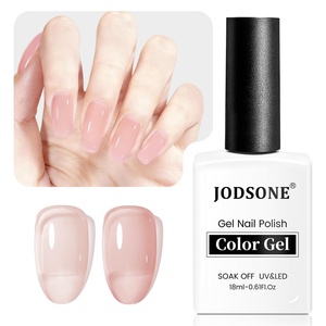 image:imageJODSONE White Gel Nail Polish 18ml Gel Polish White Soak Off U V Lamp Gel Polish Art Manicure Salon DIY at HomeJelly Beige Pink