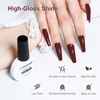 image:imageJODSONE 10ml Black Gel Nail Polish Black Gel Polish Soak Off Led Gel Polish Nail Art Manicure Salon Diy Need U V LampB38