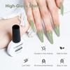 image:imageJODSONE 10ml Black Gel Nail Polish Black Gel Polish Soak Off Led Gel Polish Nail Art Manicure Salon Diy Need U V LampB49