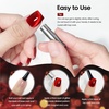image:imageJODSONE 10ml Gel Nail Polish Cat Eye Red Gel Polish with Magnet Soak Off U V Lamp Deep Red Polish Nail Art Manicure Salon DIY Home