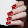 image:imageJODSONE 10ml Gel Nail Polish Cat Eye Red Gel Polish with Magnet Soak Off U V Lamp Deep Red Polish Nail Art Manicure Salon DIY Home