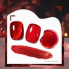 image:imageJODSONE 10ml Gel Nail Polish Cat Eye Red Gel Polish with Magnet Soak Off U V Lamp Deep Red Polish Nail Art Manicure Salon DIY Home
