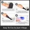 image:imageJODSONE 15ml Black Gel Nail Polish Gel Polish Black Soak Off Led Gel Polish Nail Art Manicure Salon Diy At HomeB001