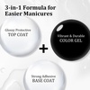 image:imageJODSONE 15ml Black Gel Nail Polish Gel Polish Black Soak Off Led Gel Polish Nail Art Manicure Salon Diy At HomeB1401