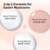 image:imageJODSONE 15ml Black Gel Nail Polish Gel Polish Black Soak Off Led Gel Polish Nail Art Manicure Salon Diy At HomeB1404