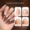 image:imageJODSONE 15ml Nail Glue Gel 4 in 1 for Nail Tips Long Lasting Extension Glue for Clear Nail Tips and Clear Press on Nails Nail Repair Treatment Salon Art DIY at Home Need U V Light CuredAlmond Nail Tips