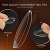 image:imageJODSONE 15ml Nail Glue Gel 4 in 1 for Nail Tips Long Lasting Extension Glue for Clear Nail Tips and Clear Press on Nails Nail Repair Treatment Salon Art DIY at Home Need U V Light CuredAlmond Nail Tips