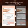 image:imageJODSONE 15ml Nail Glue Gel 4 in 1 for Nail Tips Long Lasting Extension Glue for Clear Nail Tips and Clear Press on Nails Nail Repair Treatment Salon Art DIY at Home Need U V Light CuredAlmond Nail Tips