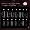 image:imageJODSONE 15ml Nail Glue Gel 4 in 1 for Nail Tips Long Lasting Extension Glue for Clear Nail Tips and Clear Press on Nails Nail Repair Treatment Salon Art DIY at Home Need U V Light CuredCoffin Nail Tips