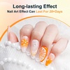 image:imageJODSONE 15ml Nail Glue Gel 4 in 1 for Nail Tips Long Lasting Extension Glue for Clear Nail Tips and Clear Press on Nails Nail Repair Treatment Salon Art DIY at Home Need U V Light Cured1pcs15gnail art glue