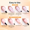 image:imageJODSONE 15ml Nail Glue Gel 4 in 1 for Nail Tips Long Lasting Extension Glue for Clear Nail Tips and Clear Press on Nails Nail Repair Treatment Salon Art DIY at Home Need U V Light Cured1pcs15gnail art glue