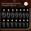 image:imageJODSONE 15ml Nail Glue Gel 4 in 1 for Nail Tips Long Lasting Extension Glue for Clear Nail Tips and Clear Press on Nails Nail Repair Treatment Salon Art DIY at Home Need U V Light CuredAlmond Nail Tips