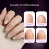 image:imageJODSONE 15ml Nail Glue Gel 4 in 1 for Nail Tips Long Lasting Extension Glue for Clear Nail Tips and Clear Press on Nails Nail Repair Treatment Salon Art DIY at Home Need U V Light CuredOval Round Nail Tips