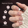 image:imageJODSONE 15ml Nail Glue Gel 4 in 1 for Nail Tips Long Lasting Extension Glue for Clear Nail Tips and Clear Press on Nails Nail Repair Treatment Salon Art DIY at Home Need U V Light CuredCoffin Nail Tips