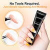 image:imageJODSONE 15ml Nail Glue Gel 4 in 1 for Nail Tips Long Lasting Extension Glue for Clear Nail Tips and Clear Press on Nails Nail Repair Treatment Salon Art DIY at Home Need U V Light Cured1pcs15gnail art glue