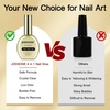 image:imageJODSONE 15ml Nail Glue Gel 4 in 1 for Nail Tips Long Lasting Extension Glue for Clear Nail Tips and Clear Press on Nails Nail Repair Treatment Salon Art DIY at Home Need U V Light Cured1pcs165mlgold nail glue