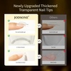image:imageJODSONE 15ml Nail Glue Gel 4 in 1 for Nail Tips Long Lasting Extension Glue for Clear Nail Tips and Clear Press on Nails Nail Repair Treatment Salon Art DIY at Home Need U V Light CuredSquare Nail Tips