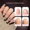 image:imageJODSONE 15ml Nail Glue Gel 4 in 1 for Nail Tips Long Lasting Extension Glue for Clear Nail Tips and Clear Press on Nails Nail Repair Treatment Salon Art DIY at Home Need U V Light CuredCoffin Nail Tips