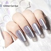 image:imageJODSONE 165ml Cat Eye Gel Nail Polish Silver Glitter Magnetic Reflective Translucent Need U V Curing2654FSilver