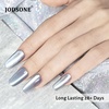 image:imageJODSONE 165ml Cat Eye Gel Nail Polish Silver Glitter Magnetic Reflective Translucent Need U V Curing2654FSilver