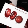 image:imageJODSONE 165ml Cat Eye Gel Nail Polish Silver Glitter Magnetic Reflective Translucent Need U V Curing2718FRed