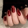 image:imageJODSONE 165ml Cat Eye Gel Nail Polish Silver Glitter Magnetic Reflective Translucent Need U V Curing2718FRed