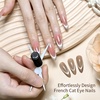 image:imageJODSONE 165ml Cat Eye Gel Nail Polish Silver Glitter Magnetic Reflective Translucent Need U V CuringFrench Cat Eye Magnet