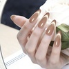 image:imageJODSONE 165ml Cat Eye Gel Nail Polish Silver Glitter Magnetic Reflective Translucent Need U V CuringFrench Cat Eye Magnet