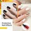 image:imageJODSONE 2 Bottles 18ml Top Coat Base Coat Gel Polish Set Compatible for Nail Salon Bright Surface Girl Gift and At Home DIY Need U V Lamp Curing18MLT1