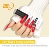 image:imageJODSONE 2 Bottles 18ml Top Coat Base Coat Gel Polish Set Compatible for Nail Salon Bright Surface Girl Gift and At Home DIY Need U V Lamp Curing18MLT1