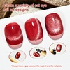 image:imageJODSONE 20 Colors Cat Eye Gel Nail Polish Kit with Base Coat Top Coat 3IN1 Magnet U V Soak Off Gel Polish for at Home DIY Nail Art20SETCE